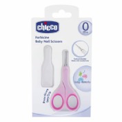 CHICCO TIJERAS SEGURIDAD UÑAS (RECIEN NACIDO ROSA)